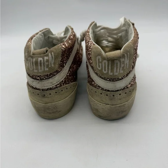 Golden Goose Mid Star Glitter Sneakers Size 38